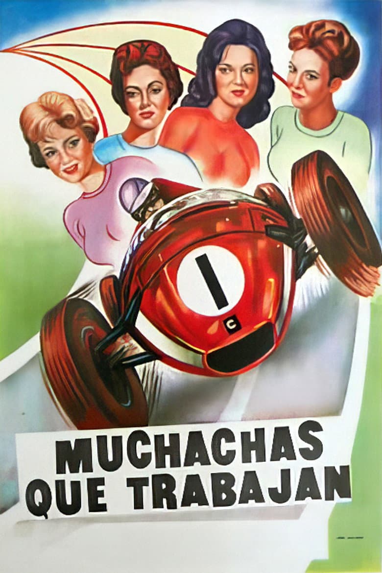 Muchachas que trabajan poster