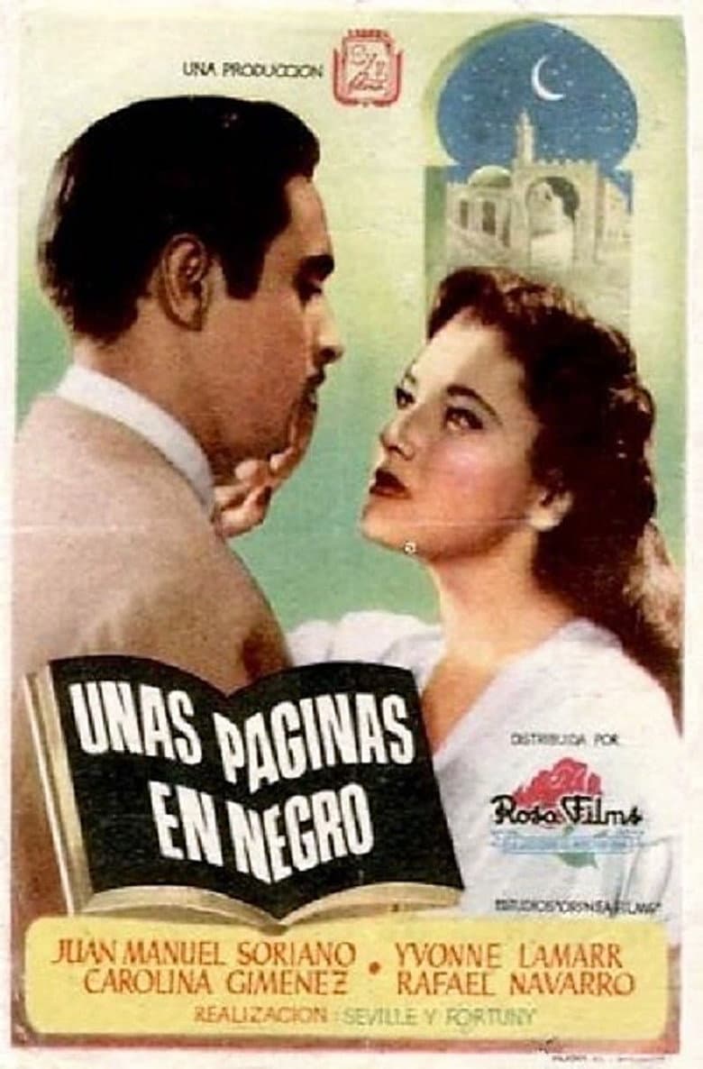 Unas páginas en negro poster