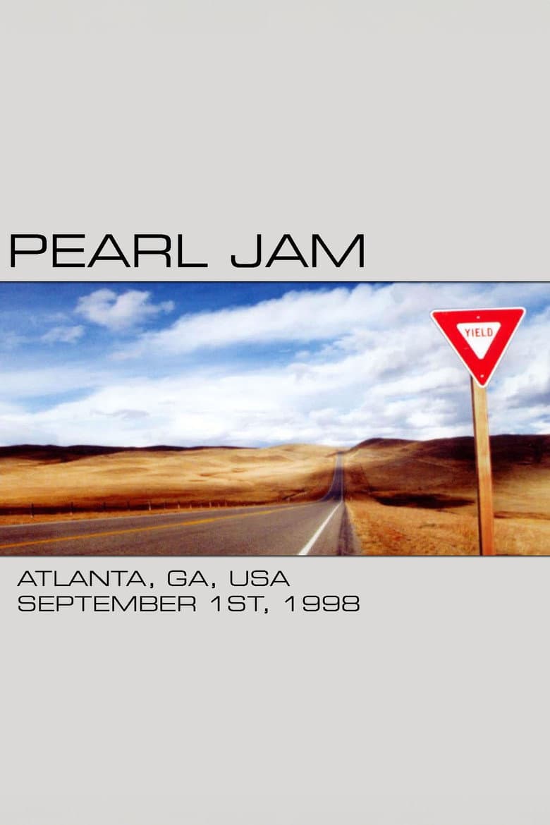 Pearl Jam: Atlanta 1998 poster