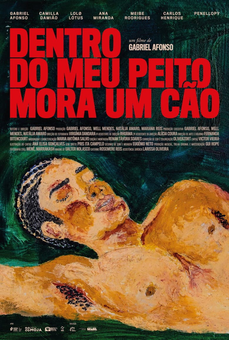 Inside my chest lives a dog poster