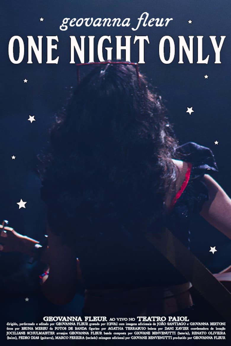 Geovanna Fleur: One Night Only poster