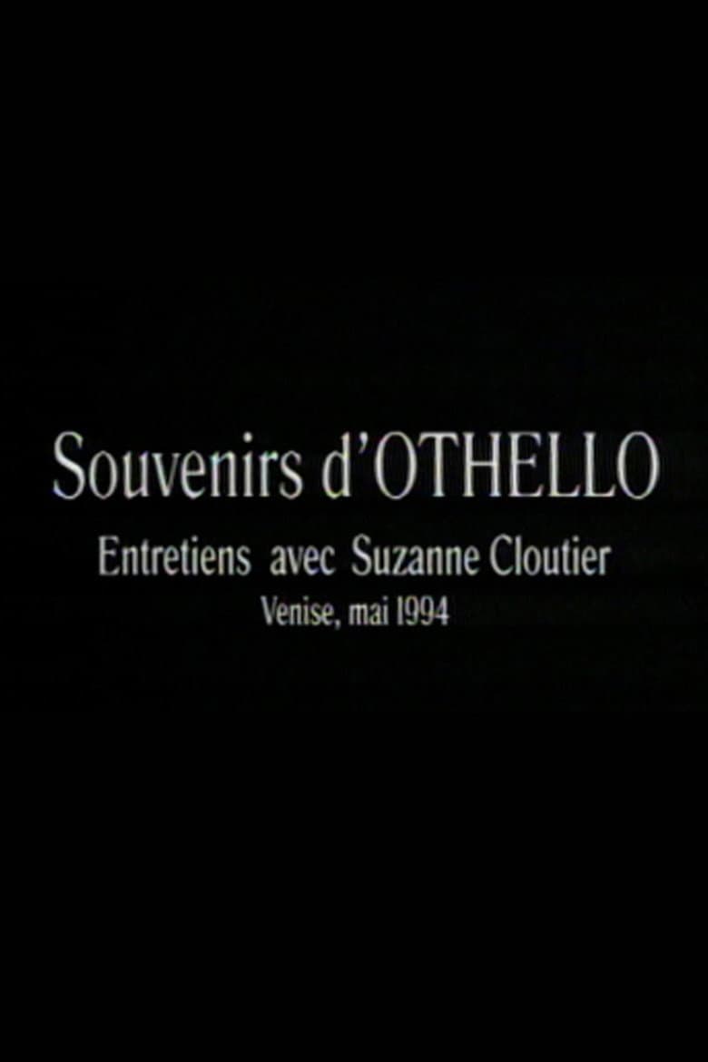 Souvenirs d'Othello poster