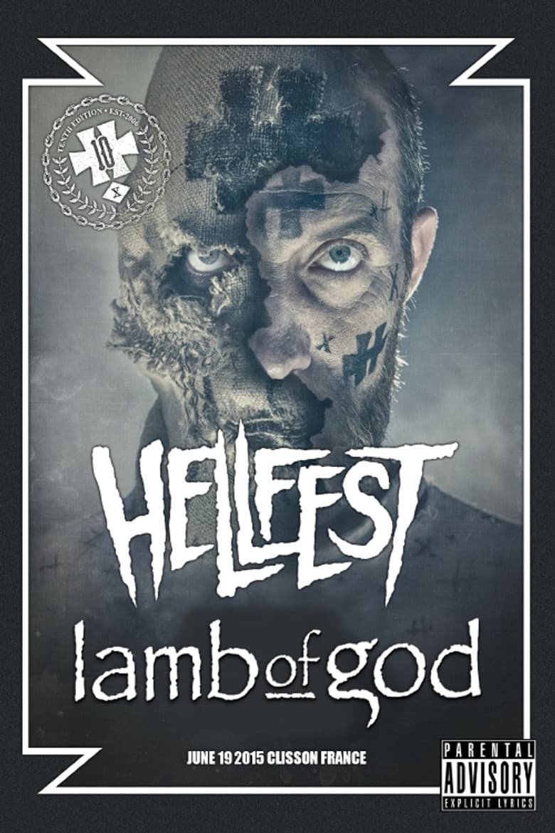 Lamb of God: Hellfest 2015 poster