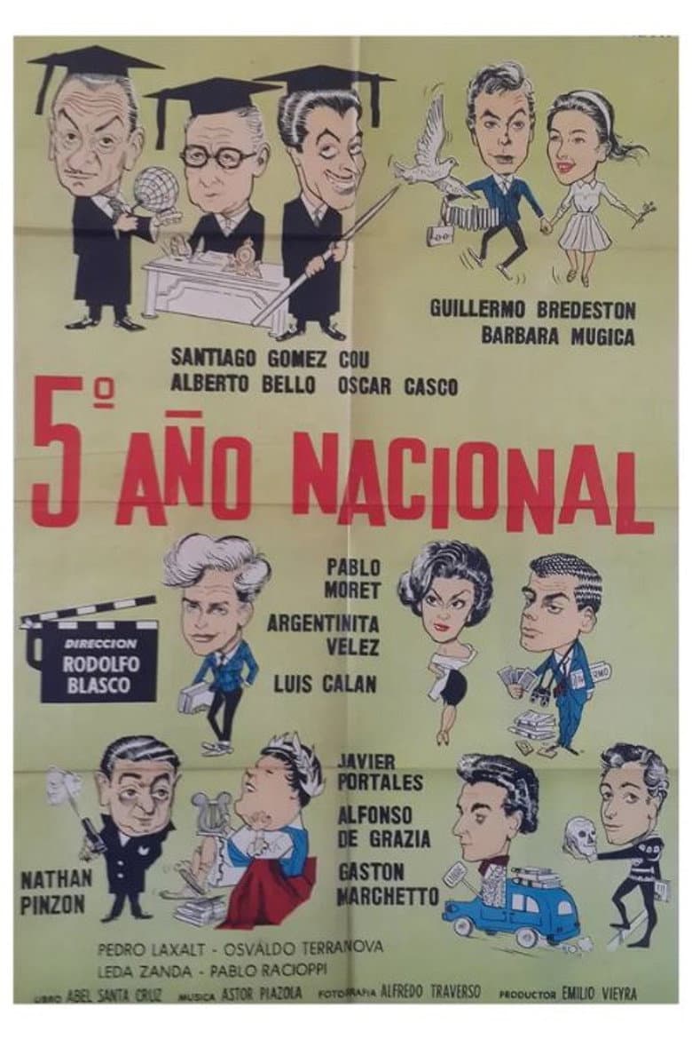 Last year of Nacional High School poster