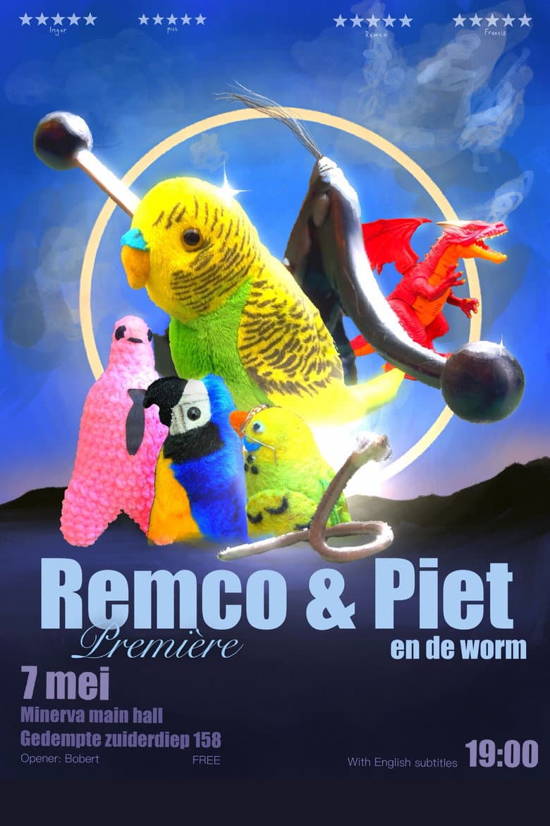 Remco & Piet en de worm poster