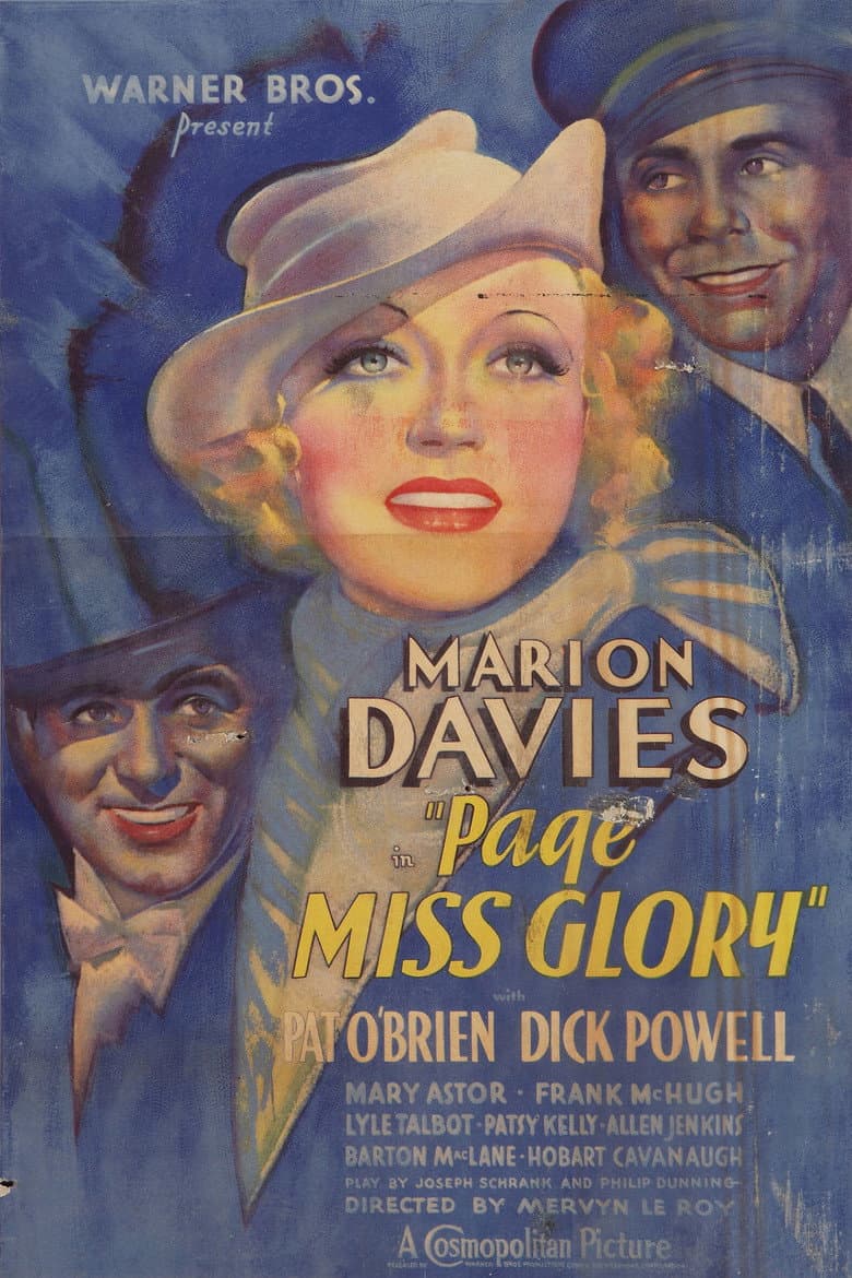 Page Miss Glory poster