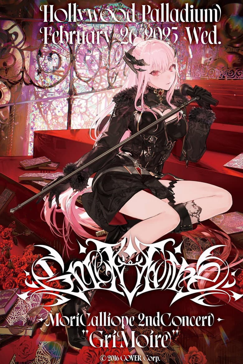 Mori Calliope 2nd Solo Live “GriMoire” poster