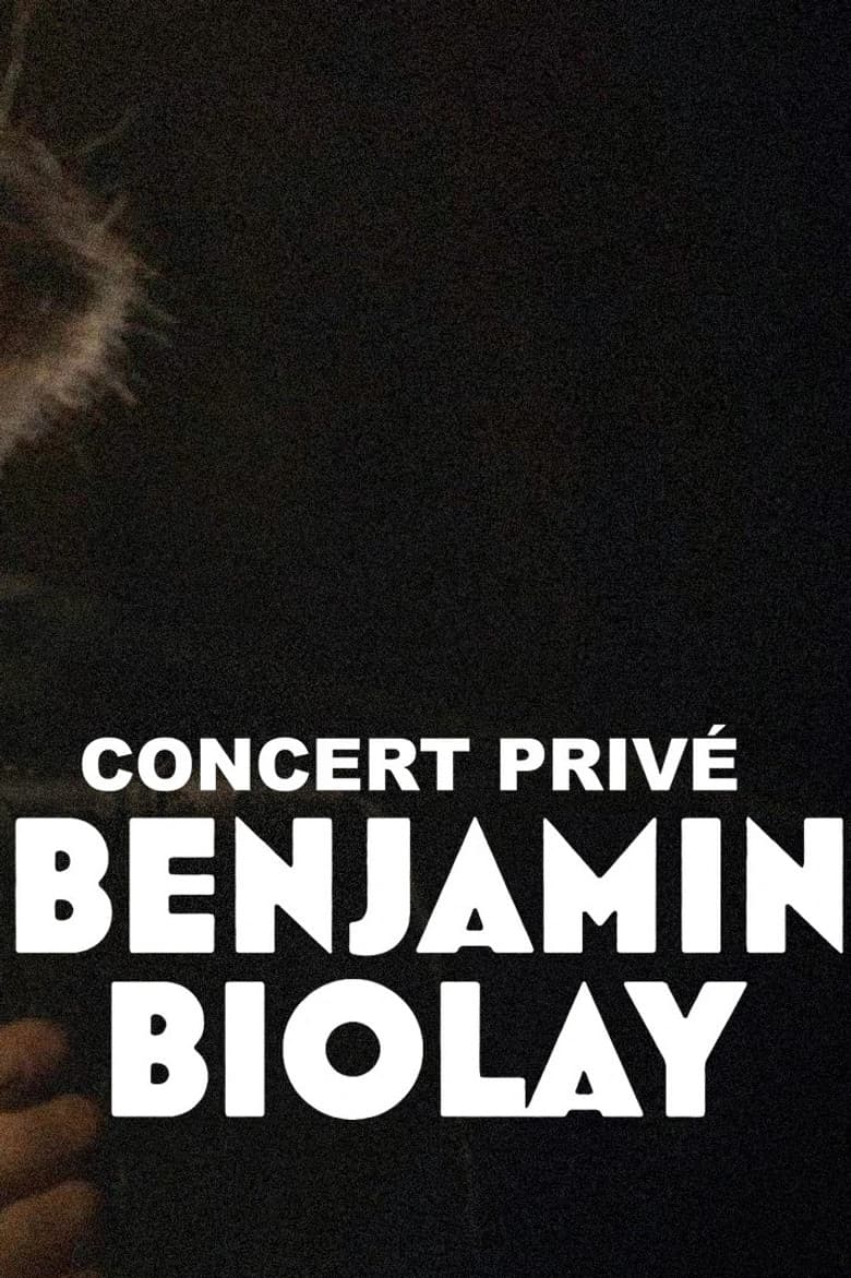 Benjamin Biolay - Concert privé poster