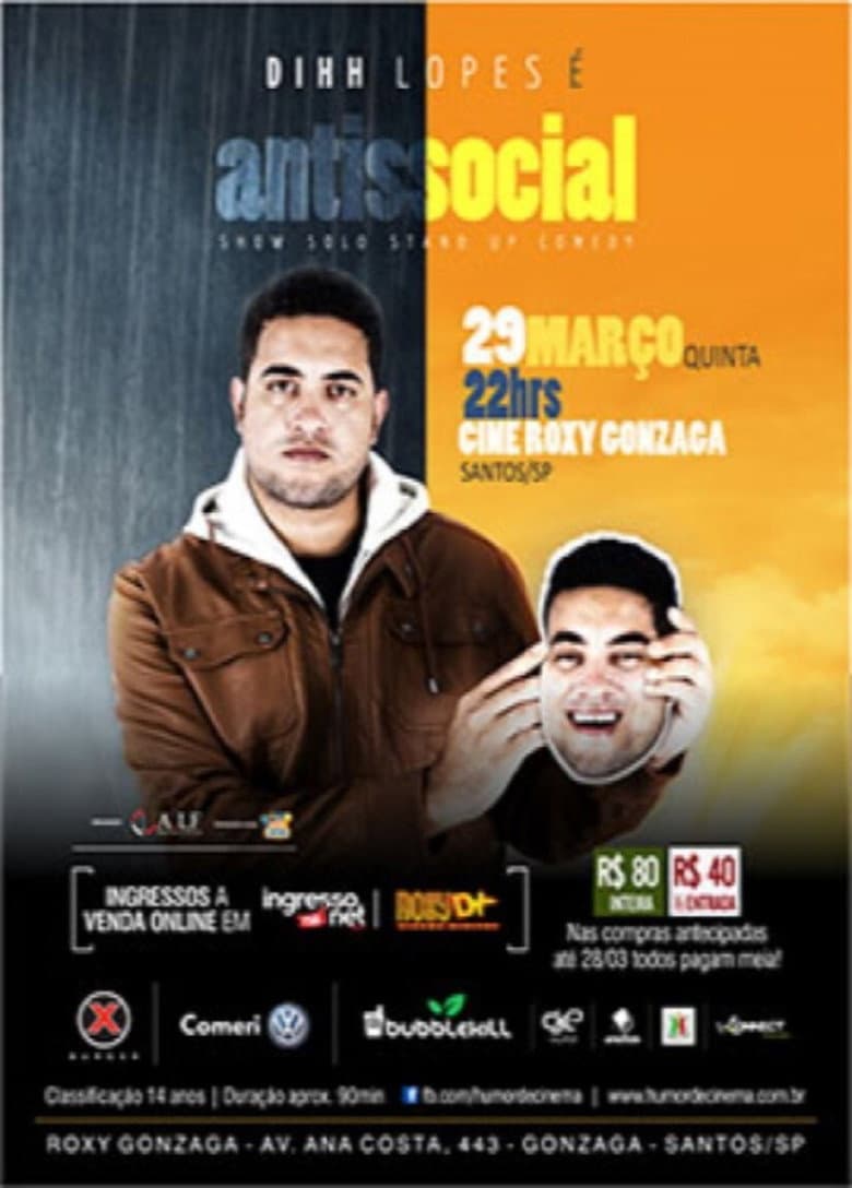 Dihh Lopes - Antissocial poster