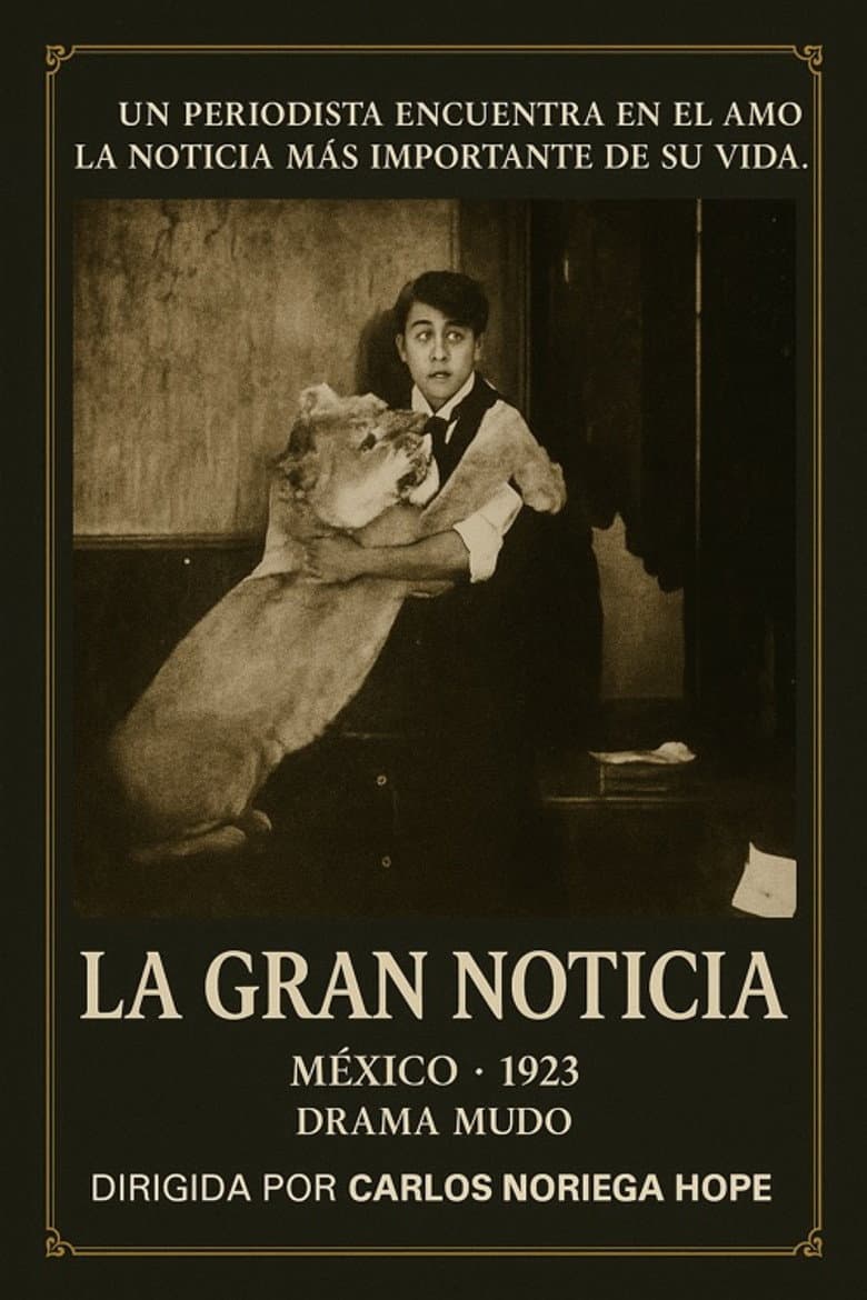 La gran noticia poster