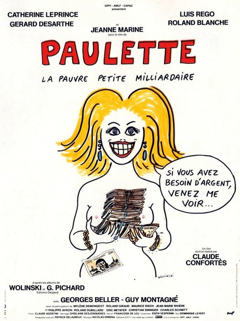 Paulette, la pauvre petite milliardaire poster