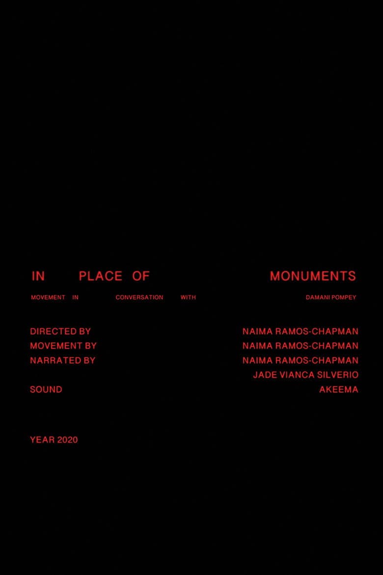 In Place of Monuments poster