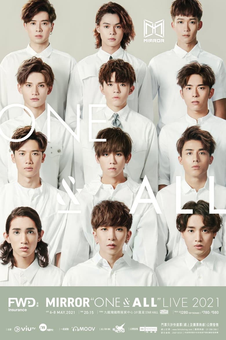 MIRROR "ONE & ALL" LIVE 2021 poster