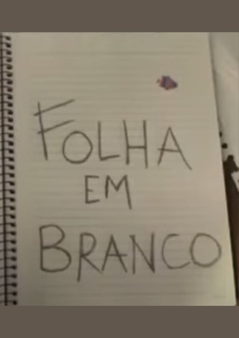 Folha em branco poster
