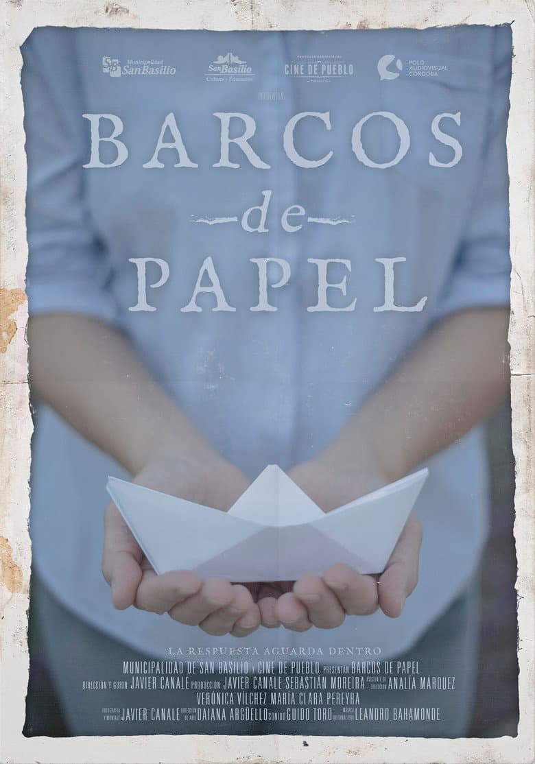 Barcos de Papel poster