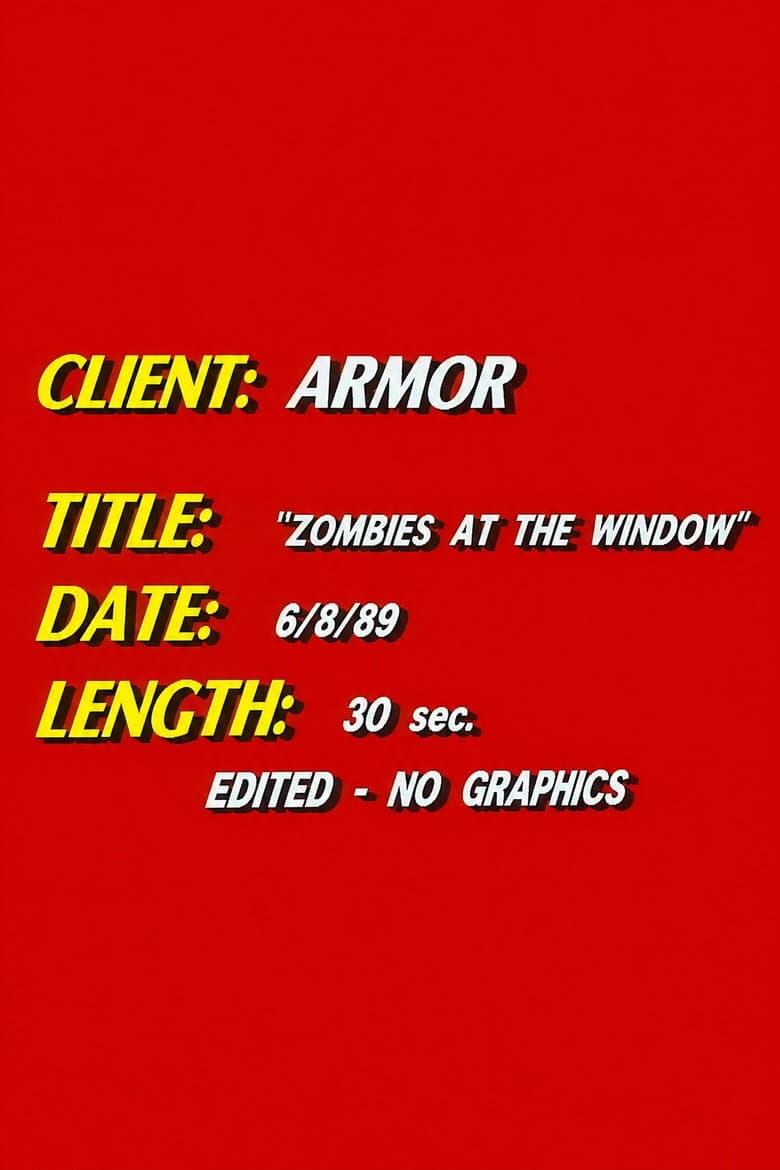 Zombies at the Window poster