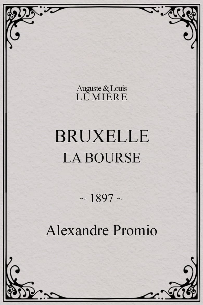 Bruxelles, la bourse poster