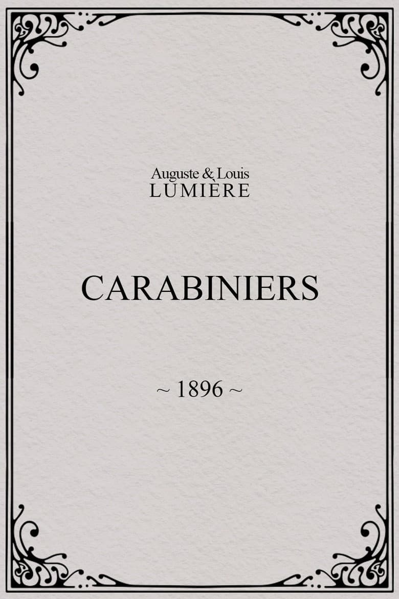 Carabiniers poster