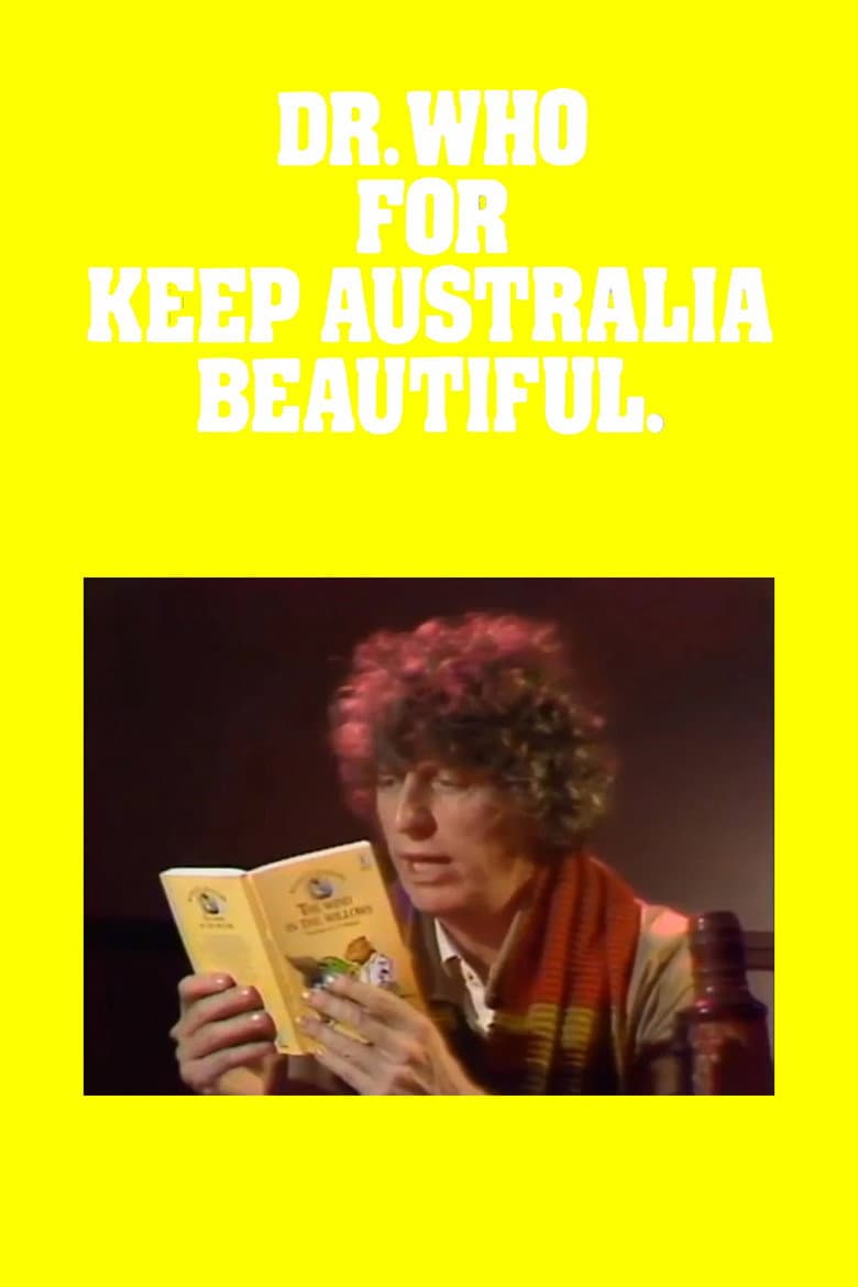 Dr. Who For Keep Australia Beautiful poster