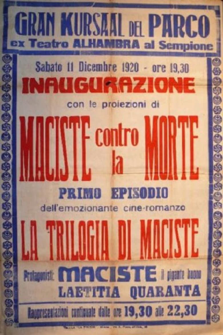 La trilogia di Maciste poster