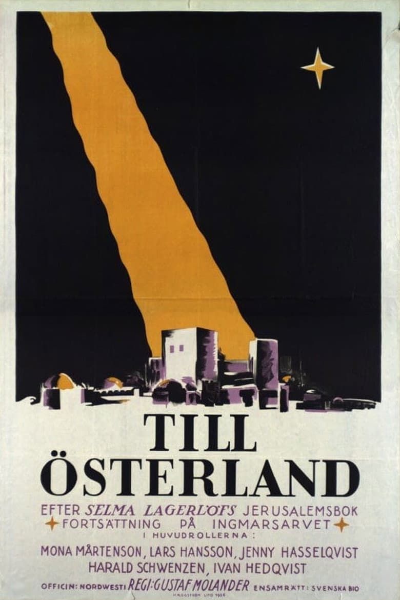 To the Orient poster