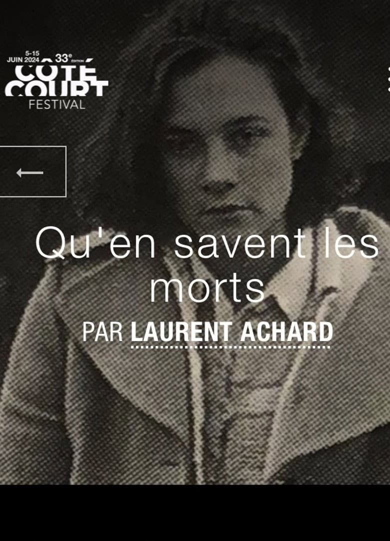Qu'en savent les morts ? poster