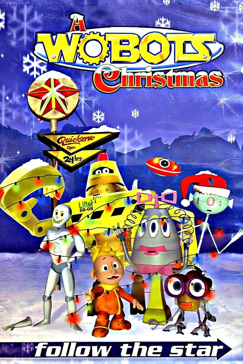 A Wobots Christmas poster