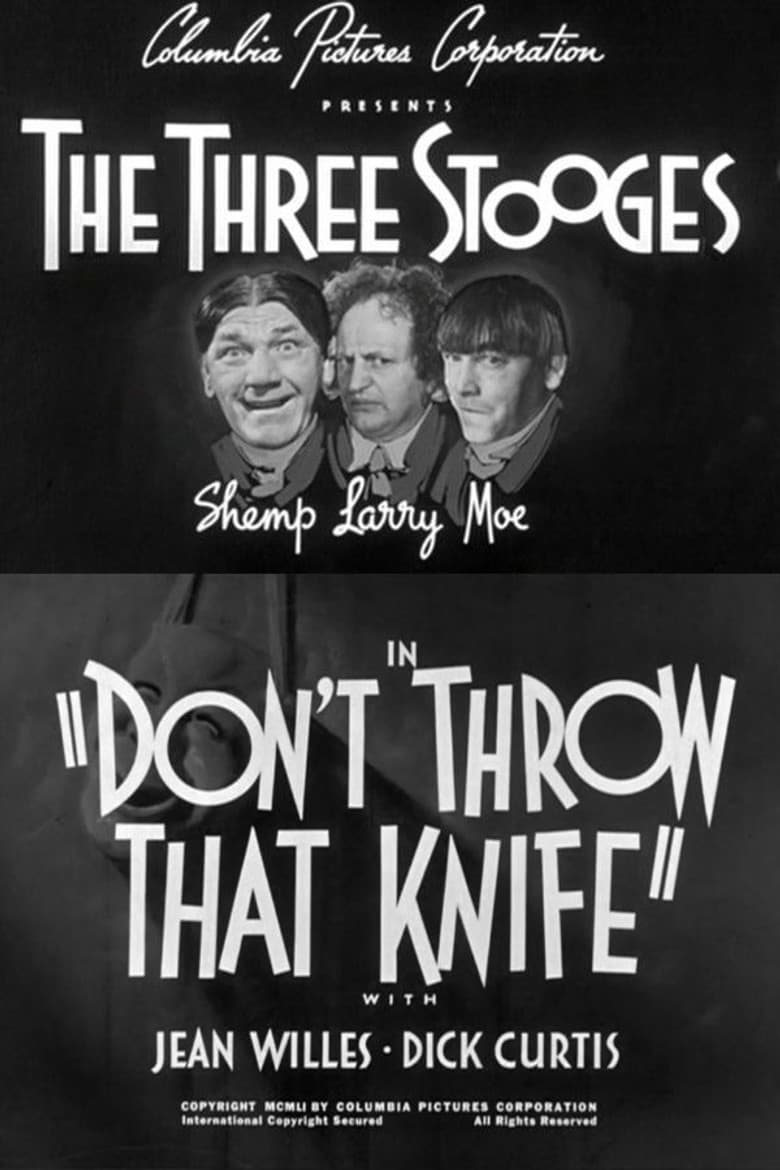 Don't Throw That Knife poster