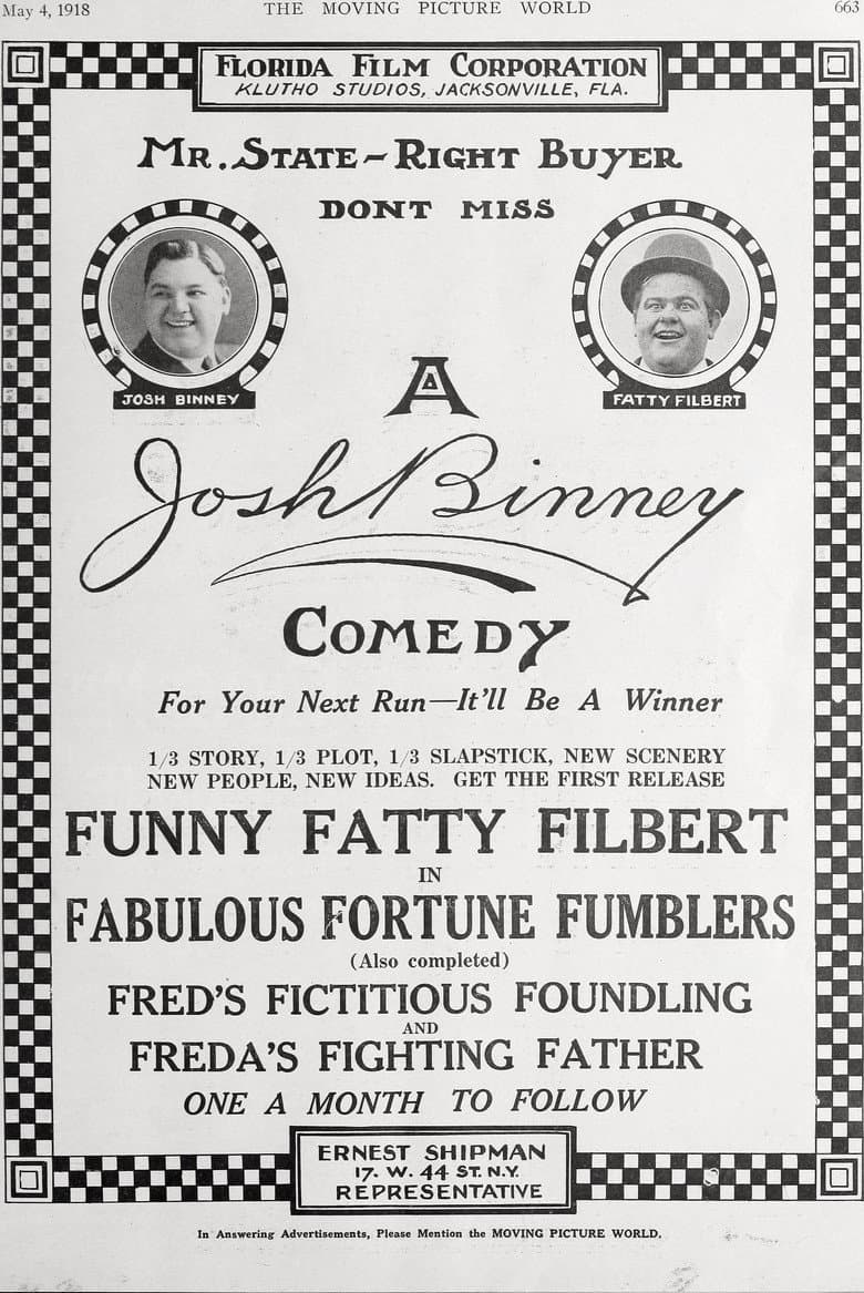 Fred's Fictitious Foundling poster