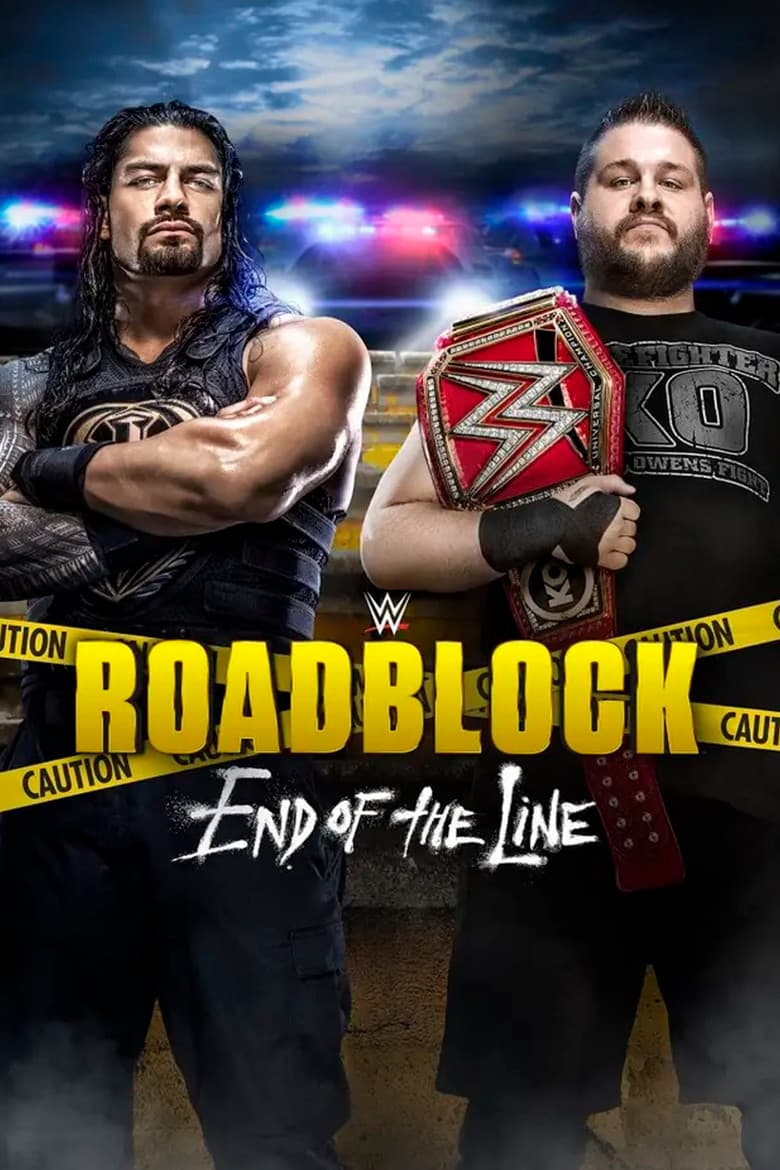 WWE Roadblock: End of the Line 2016 poster