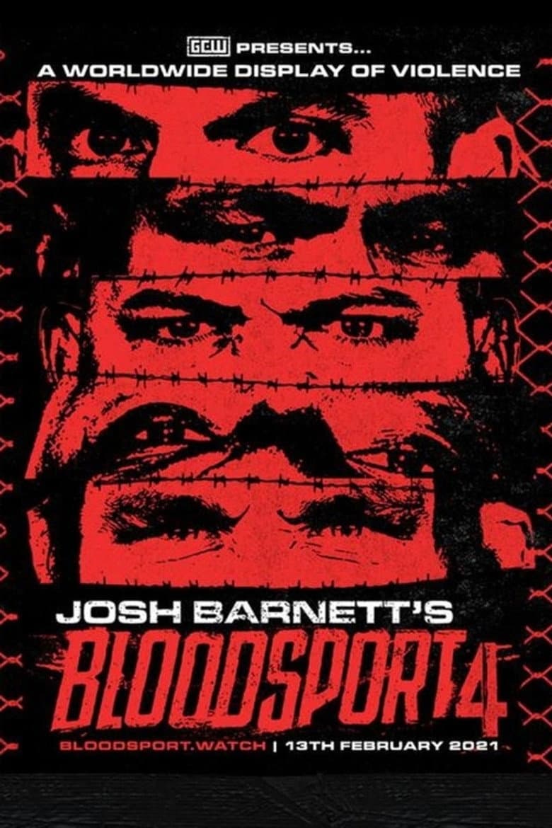 GCW Josh Barnett's Bloodsport 4 poster