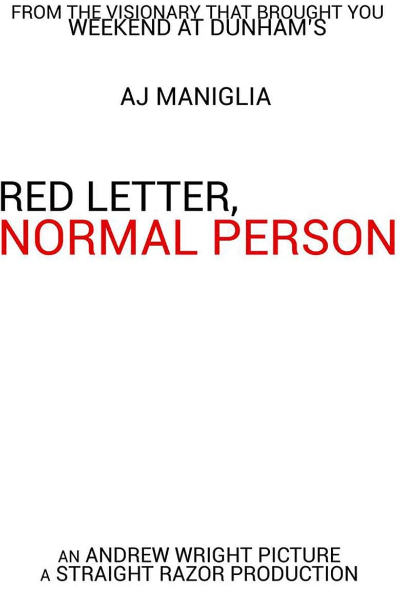 Red Letter, Normal Person poster