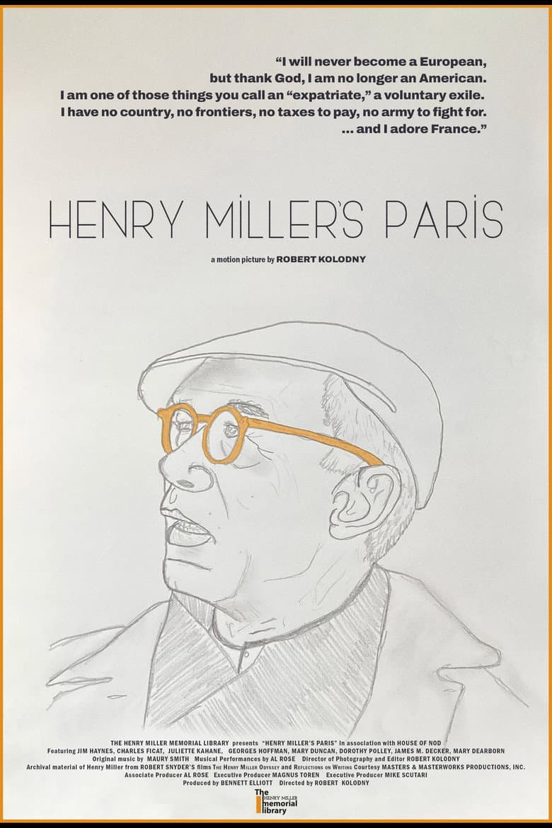 Henry Miller's Paris poster