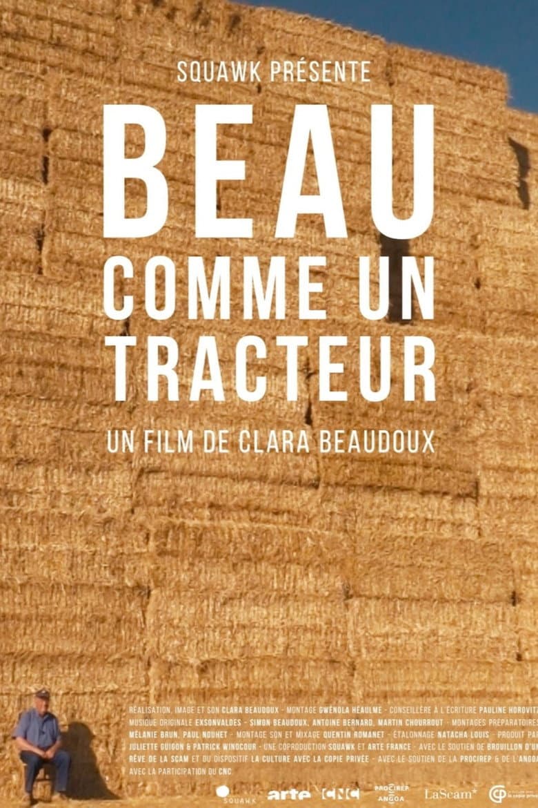 Beau comme un tracteur poster
