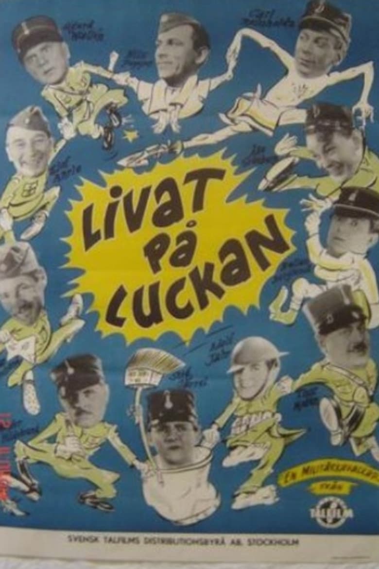 Livat på luckan poster