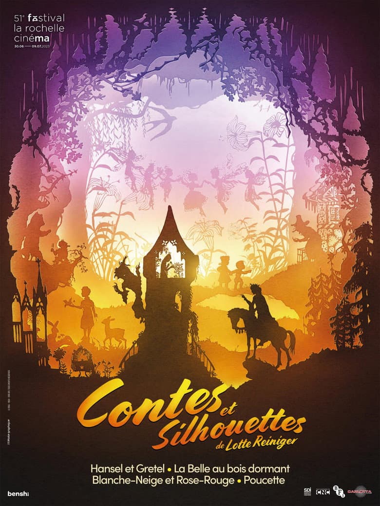 Contes et silhouettes poster