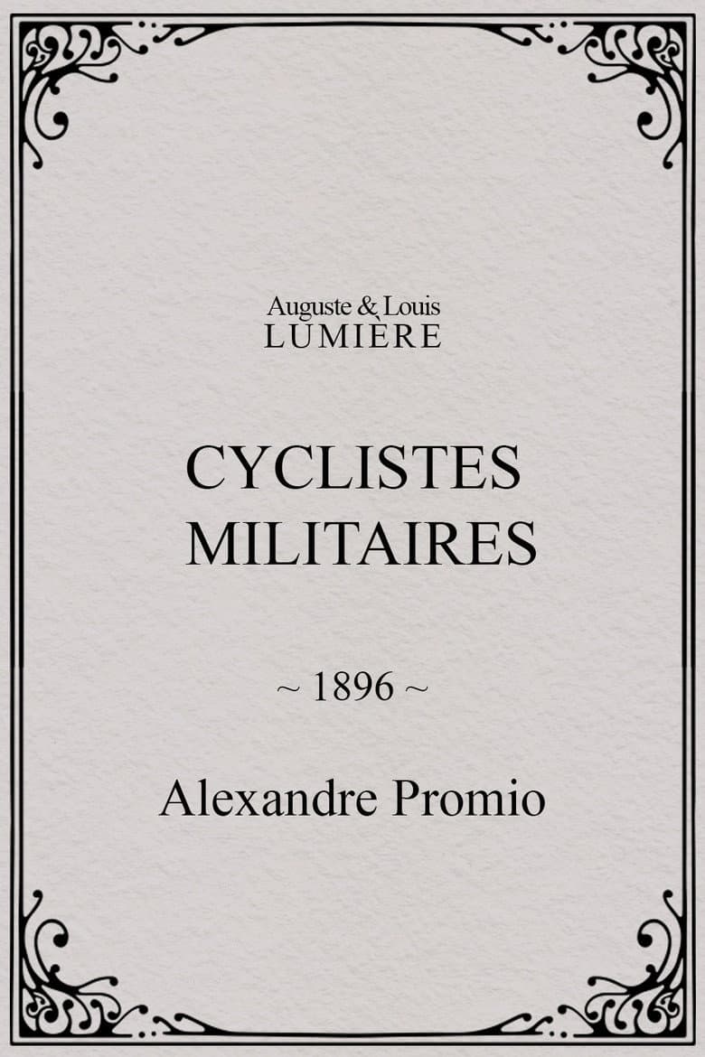 Cyclistes militaires poster