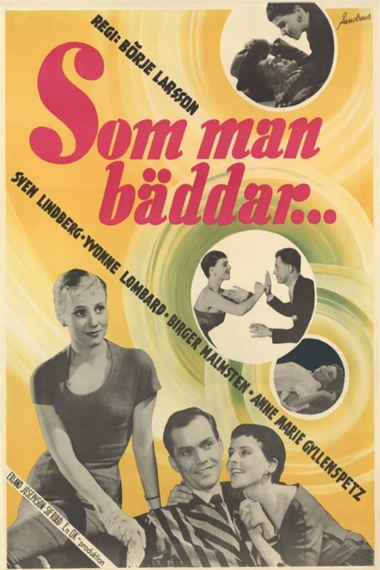 Som man bäddar... poster