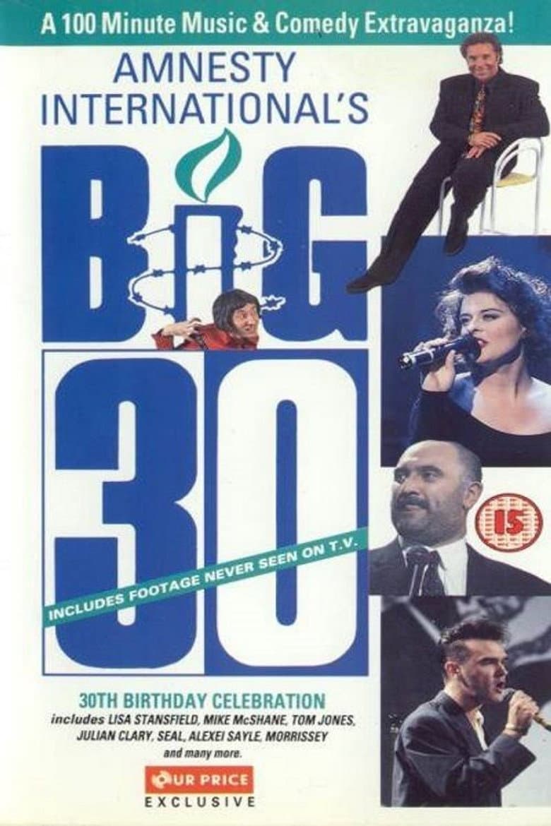 Amnesty International's Big 30 poster