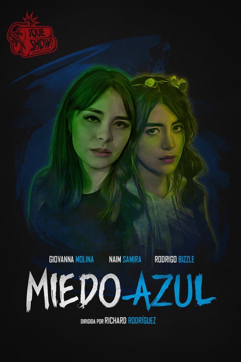 The blue from the night poster