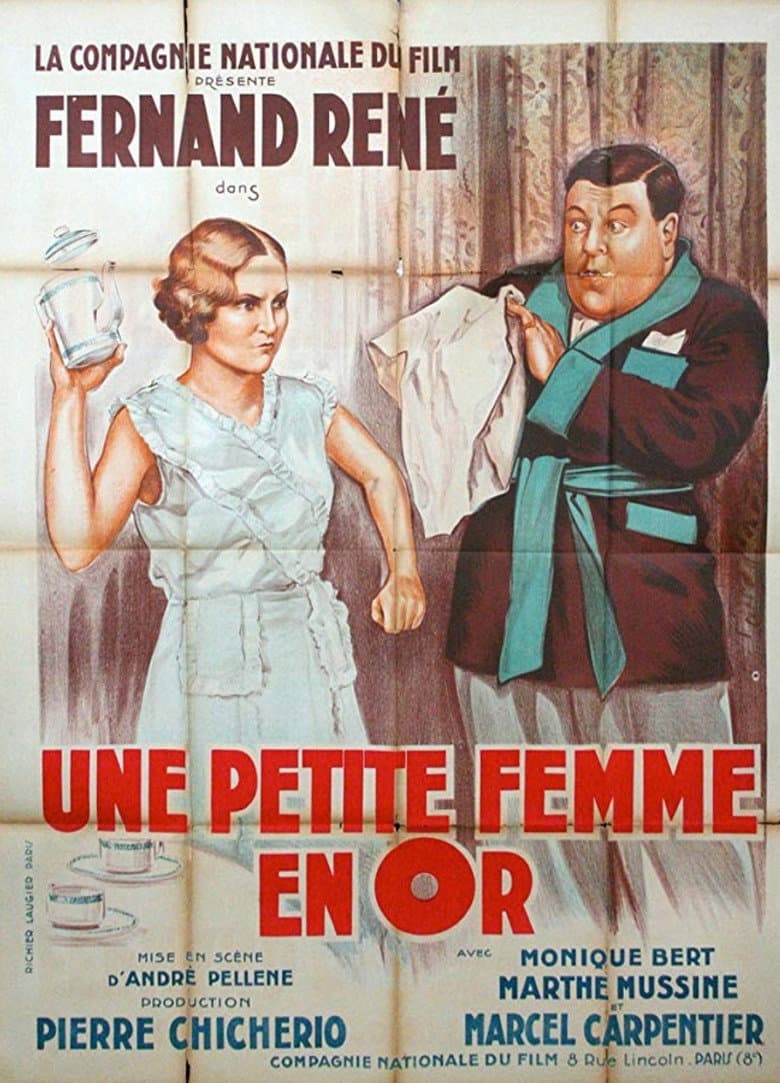 Une petite femme en or poster