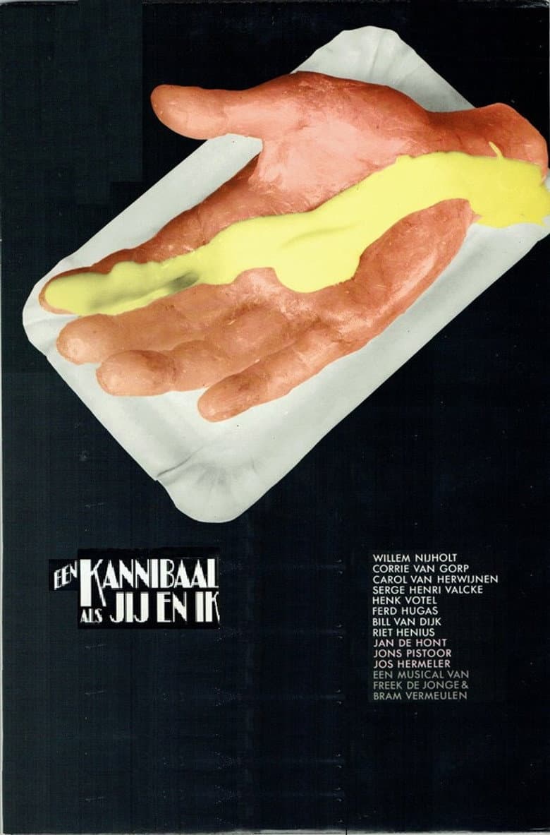 Een Kannibaal als Jij en Ik poster