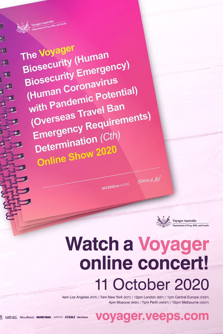 Voyager - Department of Synths and Riffs Online Live Show poster