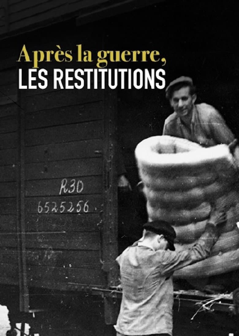 Après la guerre, les restitutions poster