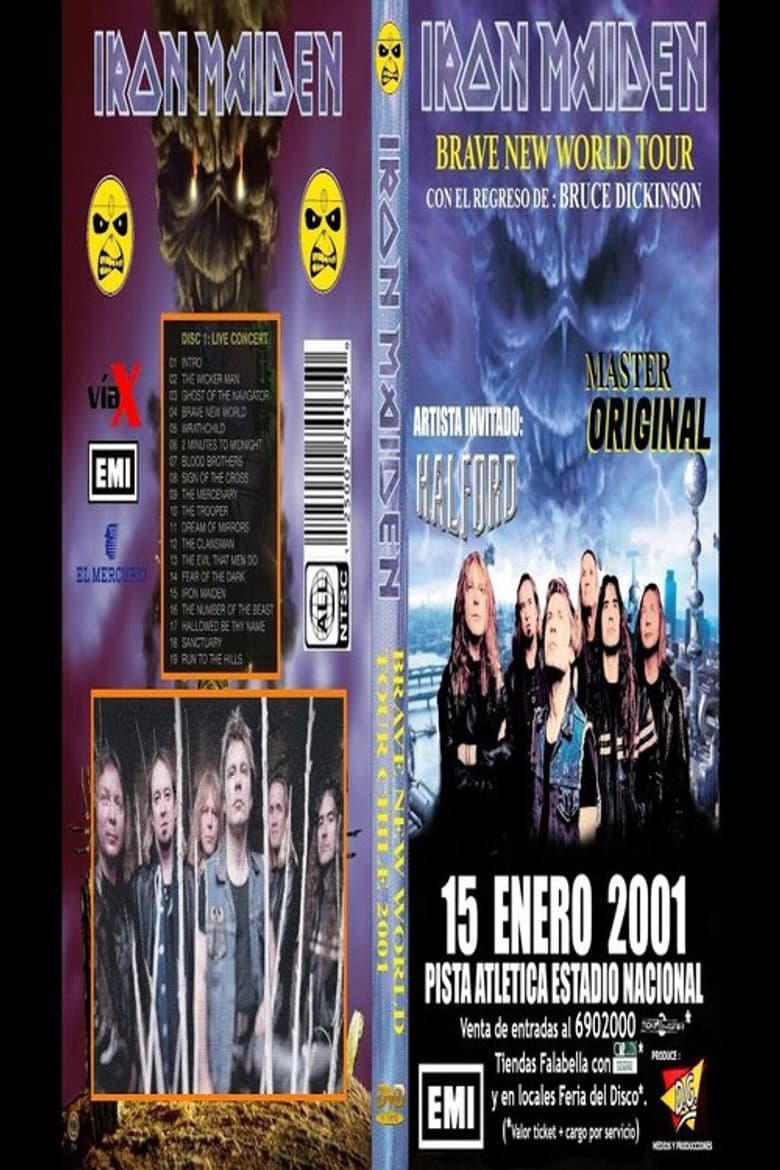 Iron Maiden - Live in Santiago de Chile poster