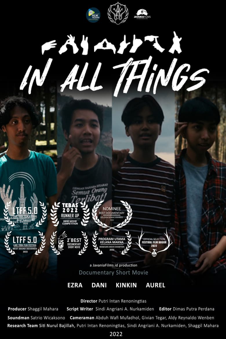 Equality in All Things poster