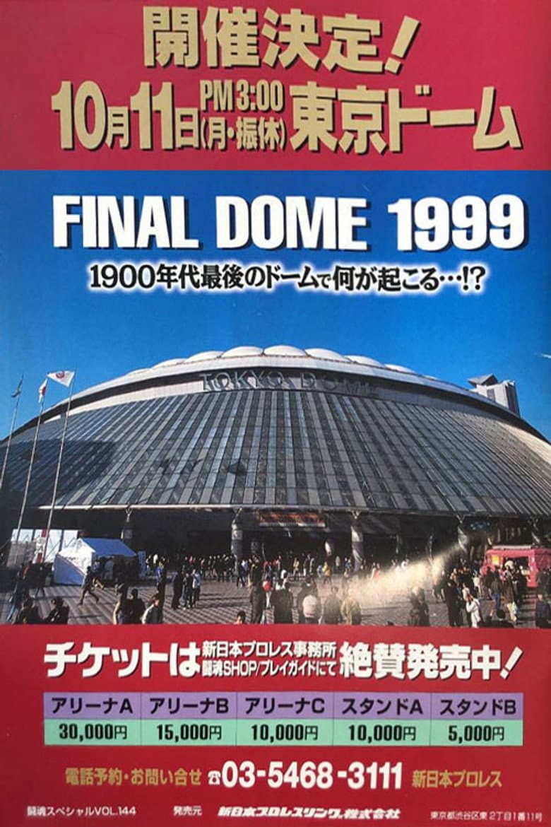 NJPW Final Dome poster
