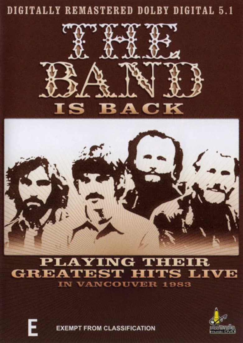 The Band - The Band Is Back poster
