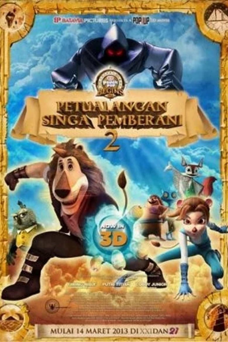 Petualangan Singa Pemberani 2 poster