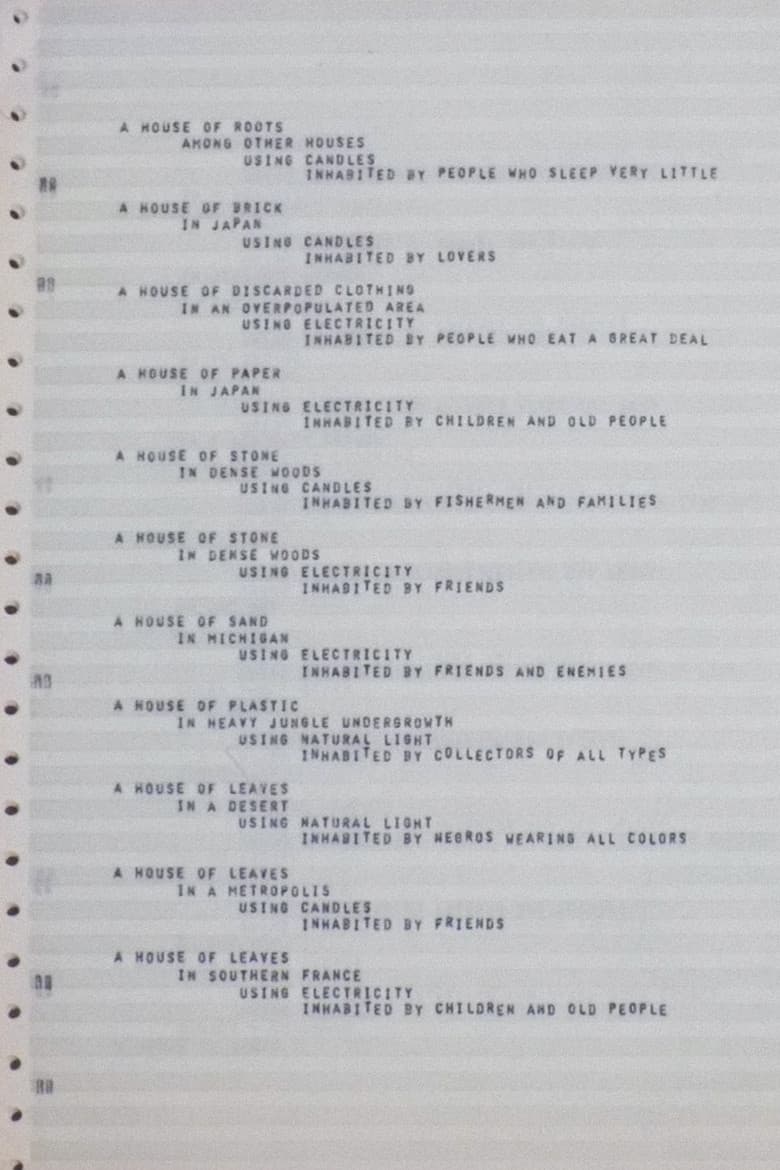 The House of Dust poster